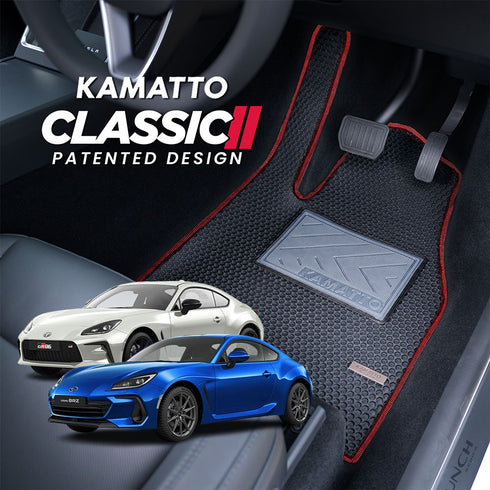 Kamatto Classic Toyota GR86/Subaru BRZ ZN8/ZD8 Manual (2022-Present) Car Floor Mat and Carpet