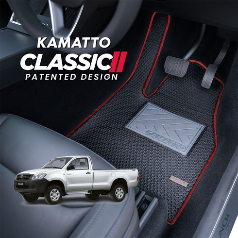 Kamatto Classic Toyota Hilux Vigo Single Cab (2004-2015) Car Floor Mat and Carpet
