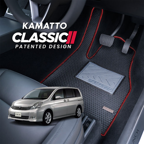 Kamatto Classic Toyota Isis Without Console Box (2004-2017) Car Floor Mat and Carpet