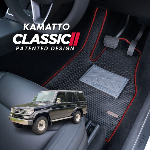 Kamatto Classic Toyota Land Cruiser Prado 5-Door (1990-1996) Car Floor Mat and Carpet