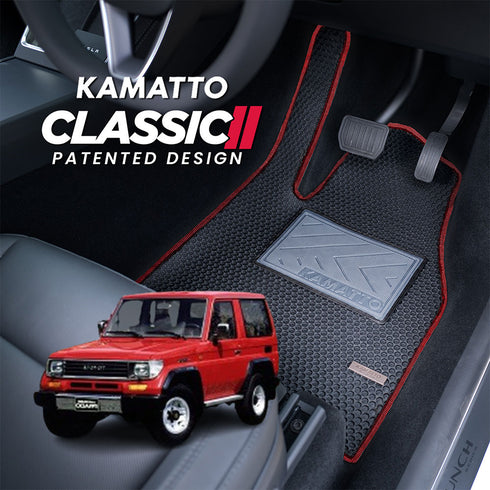 Kamatto Classic Toyota Land Cruiser Prado 3-Door (1990-1996) Car Floor Mat and Carpet