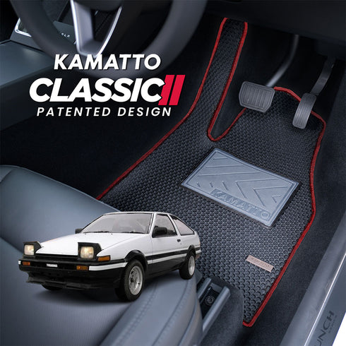 Kamatto Classic Toyota Sprinter Trueno AE86 (1984) Car Floor Mat and Carpet