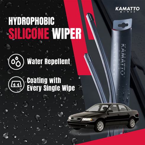 Kamatto Wiper Audi A4 B5 / B6 (1994-2004) Hydrophobic Silicone Water Repelling Coating