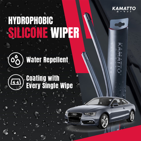 Kamatto Wiper Audi S5 B8.5 Coupe (2013-2017) Hydrophobic Silicone Water Repelling Coating