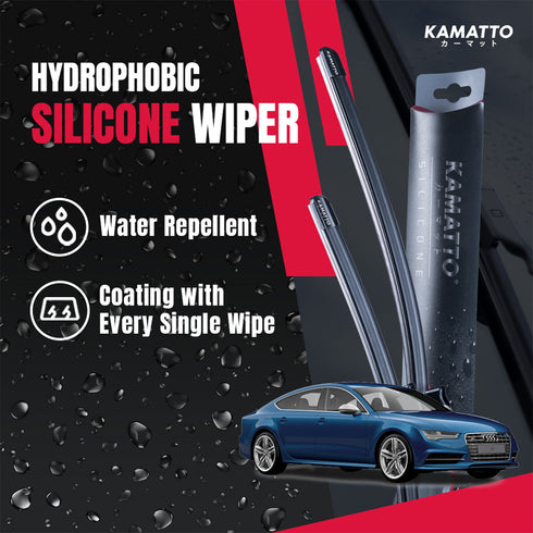 Kamatto Wiper Audi A7 Sportback C8 (2019-Present) Hydrophobic Silicone Water Repelling Coating