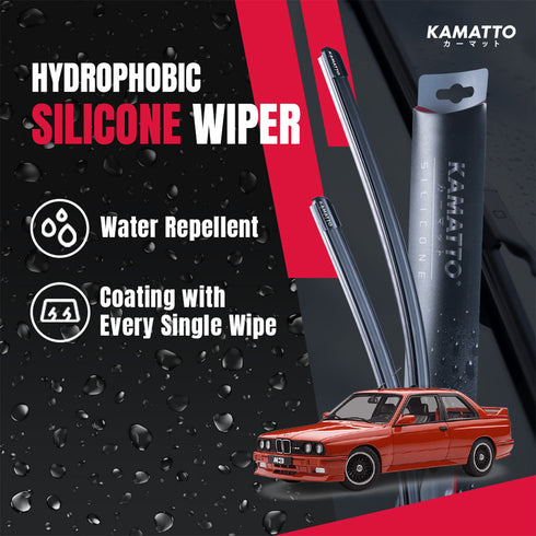 Kamatto Wiper BMW 3 Series E30 (1987-1994) Hydrophobic Silicone Water Repelling Coating