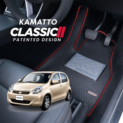 Kamatto Classic Daihatsu Passo (2004-2010) Car Floor Mat and Carpet