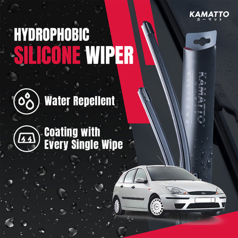 Kamatto Wiper Ford Focus (1998-2005) Hydrophobic Silicone Water Repelling Coating