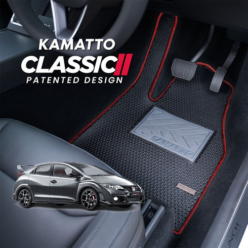 Kamatto Classic Honda Civic Type R Euro (2015-2017) Car Floor Mat and Carpet