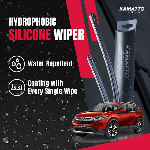 Kamatto Wiper Honda CRV / CR-V RW (2018-2023) Hydrophobic Silicone Water Repelling Coating