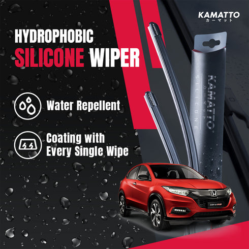 Kamatto Wiper Honda Vezel / HR-V / HRV (2014-2021) Hydrophobic Silicone Water Repelling Coating