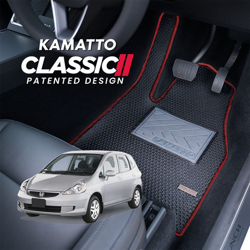 Kamatto Classic Honda Fit / Jazz 1st Gen (2001-2008) Car Floor Mat and Carpet