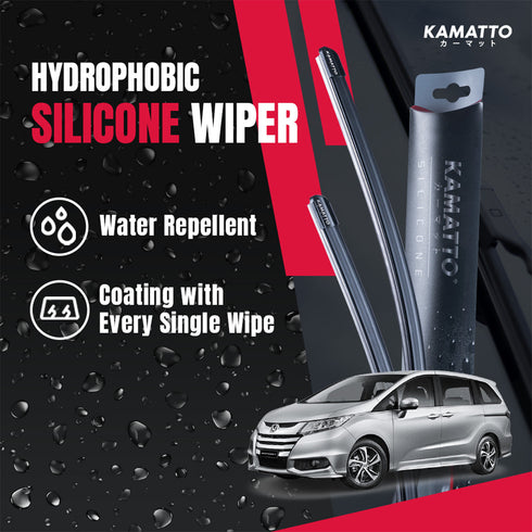 Kamatto Wiper Honda Odyssey RC1 (2013-2021) Hydrophobic Silicone Water Repelling Coating