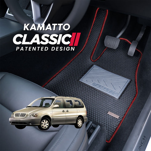 Kamatto Classic Naza Ria / Kia Carnival KV-II 7-Seater (1998-2006) Car Floor Mat and Carpet