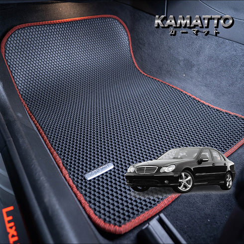 Kamatto Classic Mercedes Benz C-Class Compressor W203 (2001-2007) Car Floor Mat and Carpet