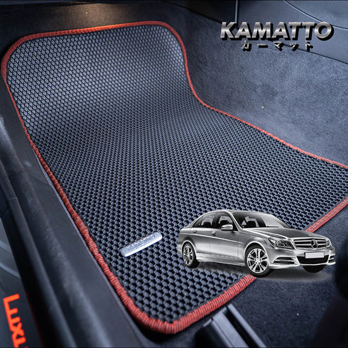 Kamatto Classic Mercedes Benz C-Class W204 (2007-2014) Car Floor Mat and Carpet
