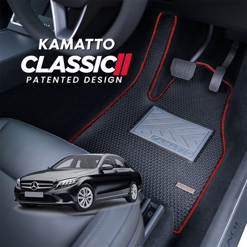 Kamatto Classic Mercedes Benz C-Class W205 (2014-2021) Car Floor Mat and Carpet