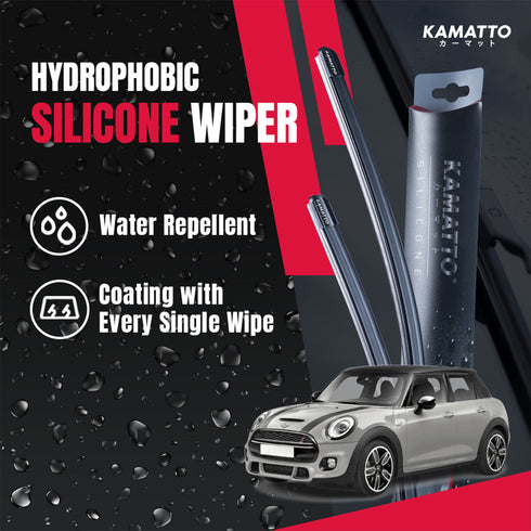 Kamatto Wiper Mini Cooper F55 LCI (2014-Present) Hydrophobic Silicone Water Repelling Coating