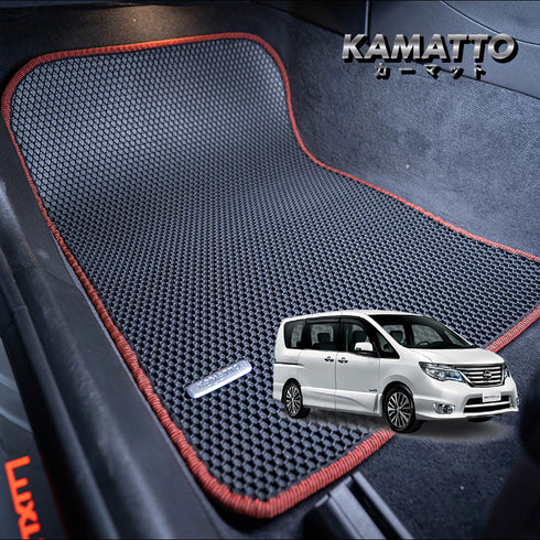 Kamatto Classic Nissan Serena S-Hybrid C26 7-Seater (2013-2018) Car Floor Mat and Carpet