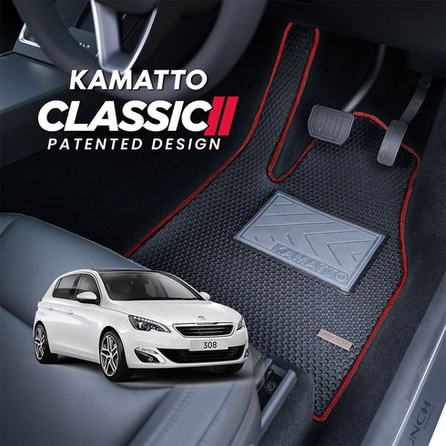 Kamatto Classic Peugeot 308 T9 (2013-2021) Car Floor Mat and Carpet