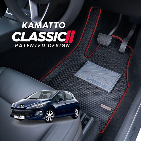 Kamatto Classic Peugeot 308 T7 (2008-2014) Car Floor Mat and Carpet