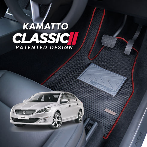 Kamatto Classic Peugeot 408 e-THP (2015-Present) Car Floor Mat and Carpet