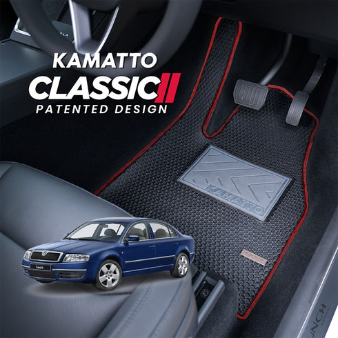 Kamatto Classic Skoda Superb MK1 B5 3U (2001-2008) Car Floor Mat and Carpet