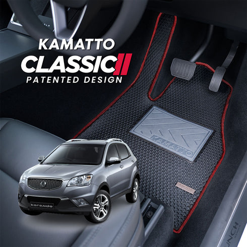Kamatto Classic SsangYong Actyon D20T (2012-Present) Car Floor Mat and Carpet