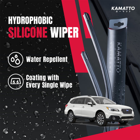 Kamatto Wiper Subaru Outback (2015-2020) Hydrophobic Silicone Water Repelling Coating