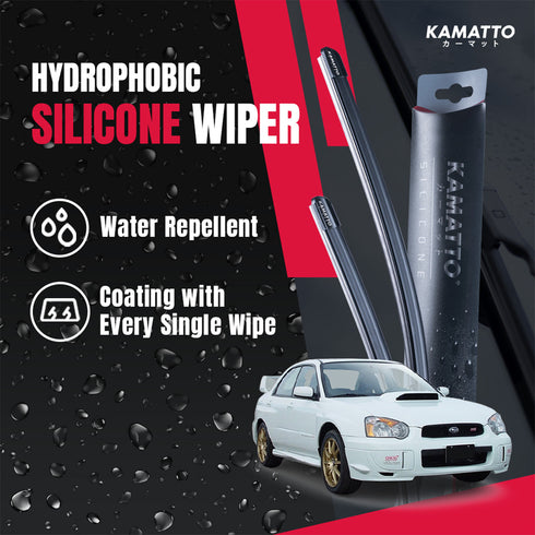 Kamatto Wiper Subaru WRX STI (2000-2007) Hydrophobic Silicone Water Repelling Coating