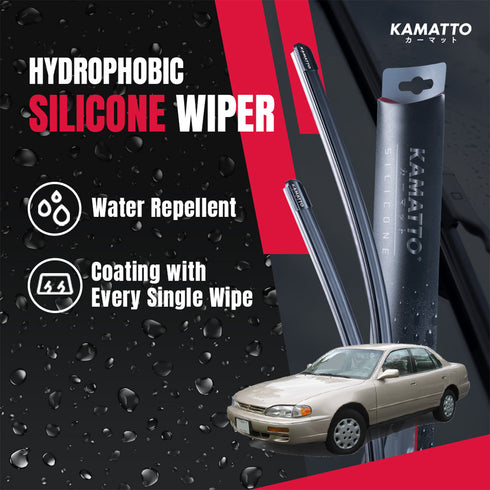 Kamatto Wiper Toyota Camry XV10 (1992-1997) Hydrophobic Silicone Water Repelling Coating