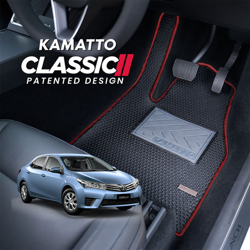 Kamatto Classic Toyota Corolla Altis E170 (2014-2018) Car Floor Mat and Carpet