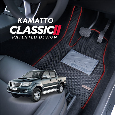 Kamatto Classic Toyota Hilux Vigo Double Cab (2004-2015) Car Floor Mat and Carpet