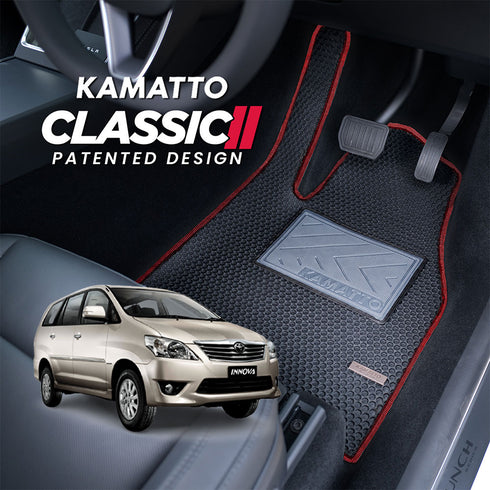 Kamatto Classic Toyota Innova AN40 Facelift 7-Seater (2011-2016) Car Floor Mat and Carpet