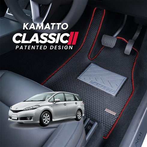 Kamatto Classic Toyota Wish AE20 7 Seater ZGE20 2WD (2009-2017) Car Floor Mat and Carpet