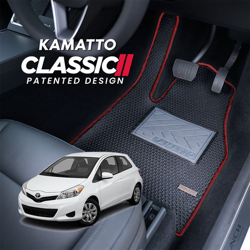 Kamatto Classic Toyota Yaris (2013-2018) Car Floor Mat and Carpet