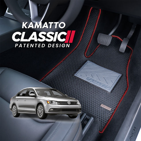 Kamatto Classic Volkswagen Jetta Pre-Facelift (2011-2015) Car Floor Mat and Carpet