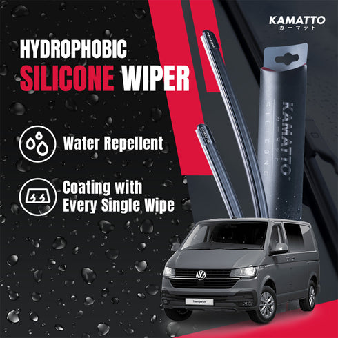 Kamatto Wiper Volkswagen Transporter (T6) 2015-Present Hydrophobic Silicone Water Repelling Coating