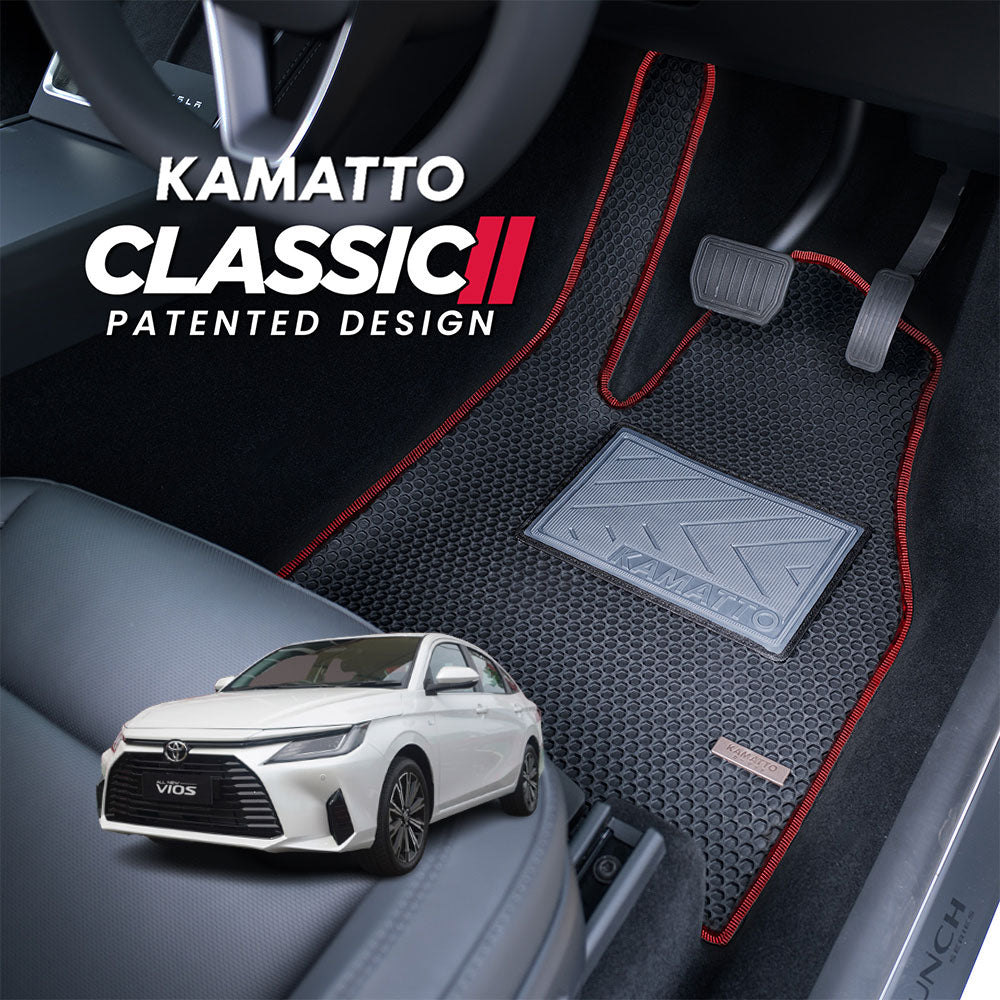 Kamatto Classic Toyota Vios D92A AC100 (2023-Present) Car Floor Mat an ...